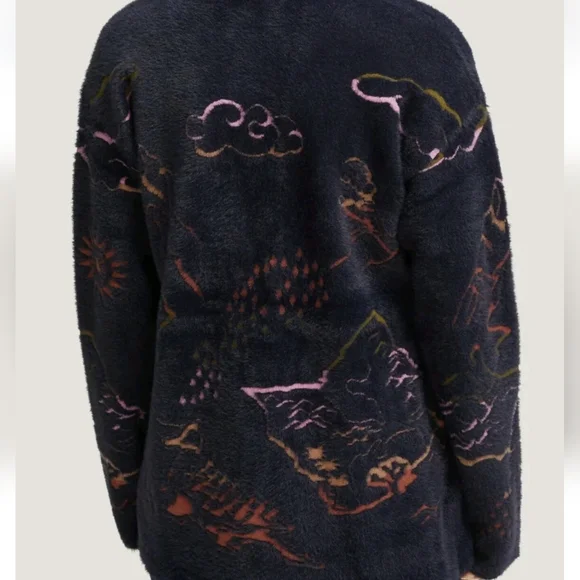 cotch & Soda Men's Jacquard Kimono Cardigan Sweater - Picture 2 of 14